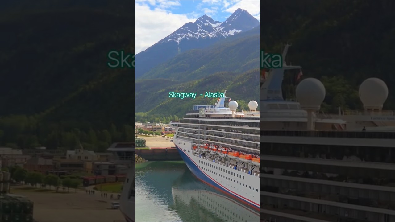 View of Skagway Alaska From the Cruise Port! #short #skagway #alaskacruise
