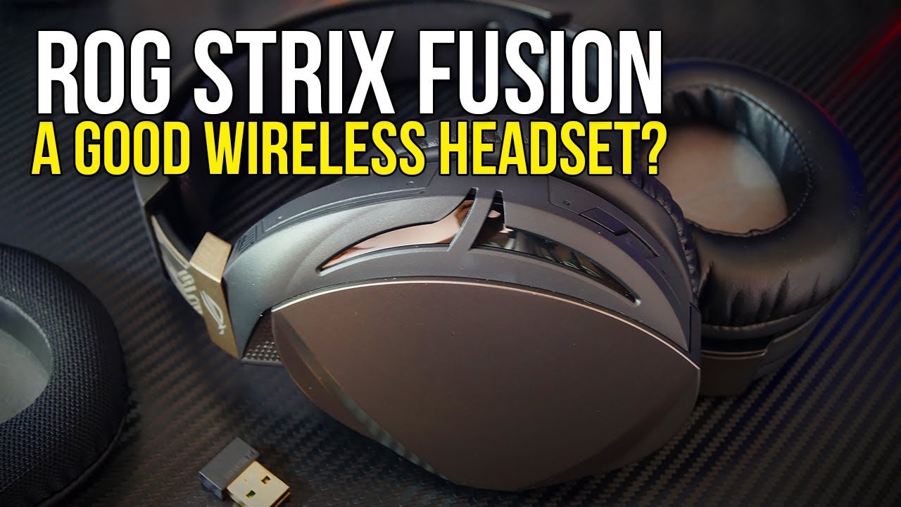 A Great Wireless Headset Rog Strix Fusion Wireless Review Youtube