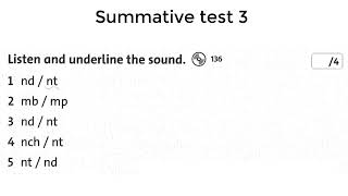 Listening test - Track 136