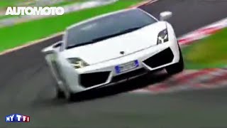 La Lamborghini Gallardo LP 560-4 (560ch) à pleine vitesse sur le circuit de Magny-Cours La Lamborghini Gallardo LP 560-4 (560ch) à pleine vitesse sur le circuit de Magny-Cours