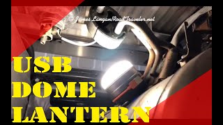 USB Dome Lantern #Camplite - Video By James Langan @Roadtraveler screenshot 5