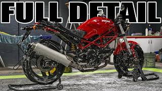 Ducati Monster 695 - Full Detail - Deep Clean, Paint Polish & Ceramic Coating