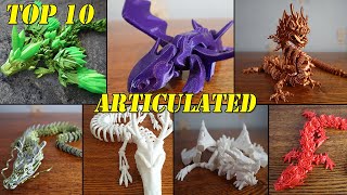 Top 10 Articulated 3D Printed Dragons  PrintinPlace 3D Prints