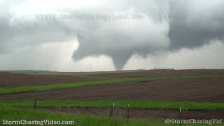 Large Destructive Tornado Hitting Structures,  Morse, IA  5/23/2020