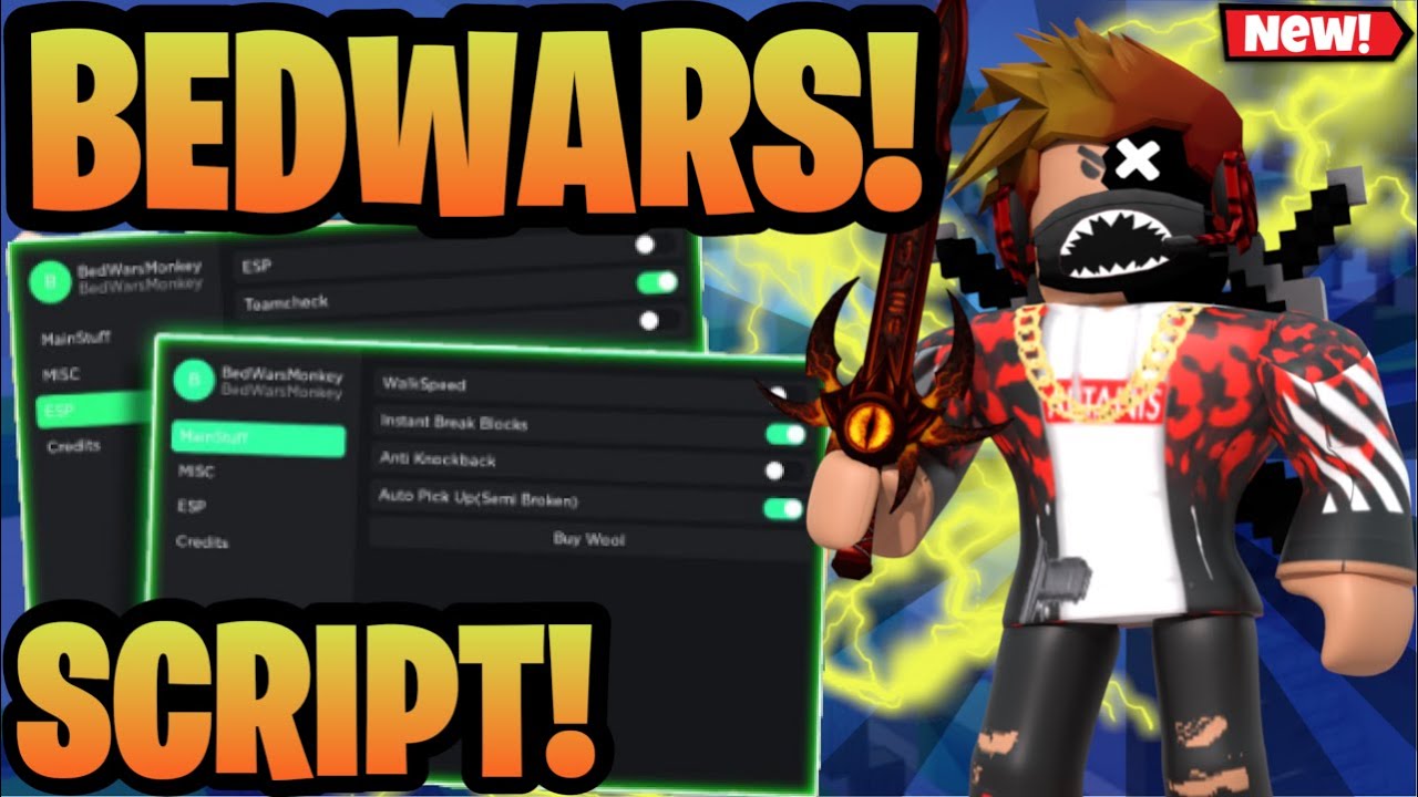 Roblox Bedwars Hack Script GUI for Kill aura, Bed Nuke, Fly Bypass, X-ray  (pastebin 2022), Real-Time  Video View Count