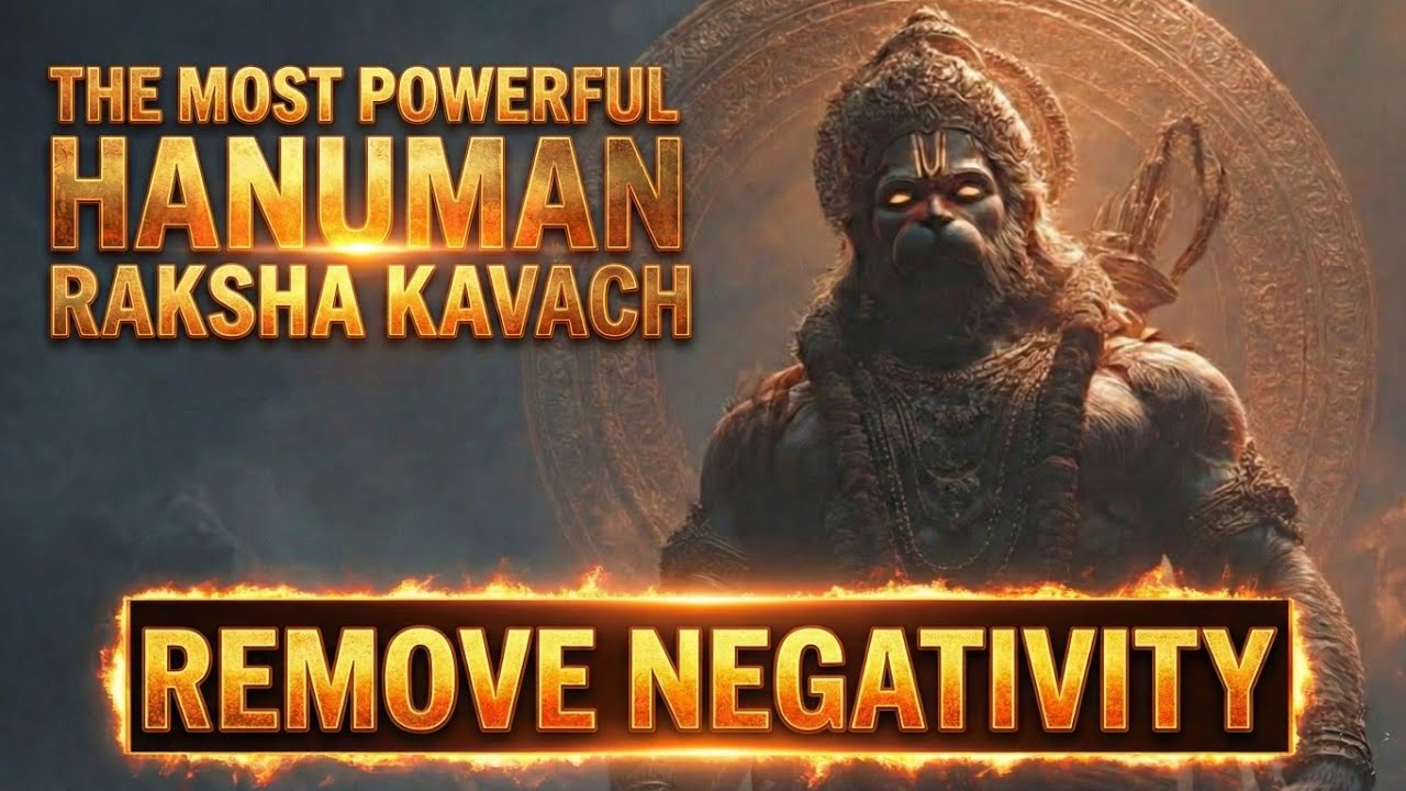 The MOST Powerful Hanuman Raksha Kavach | Negative Energy Removal Mantra | The Chordifiers Bhakti