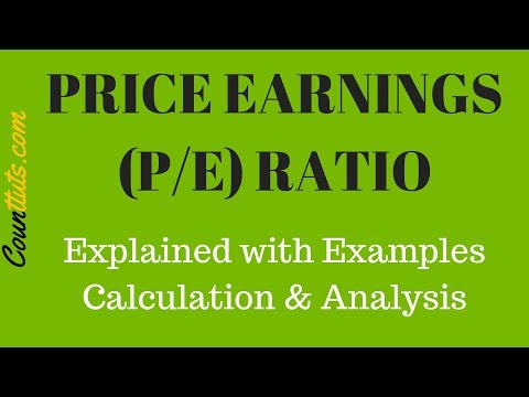 Price Earnings (P/E) Ratio | Explained With Example