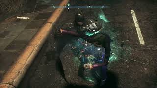 Arkham Batman shows his true speed and kills the joker