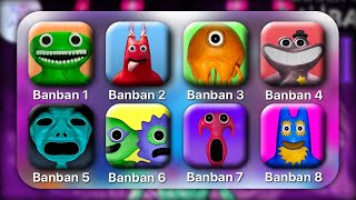 Garten Of Banban 1, 2, 3, 4, 6 \& 7 Full Gameplay \& Ending | Garten of Banban 7 Full Gameplay Ending