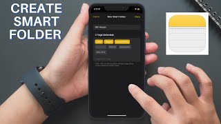 3 Ways to Create Smart Folders in Apple Notes App in iOS 16 on iPhone and iPad screenshot 3