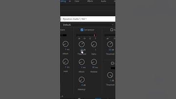 Level out audio with Dynamics in premiere pro!