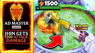 WHEN JHIN GETS 1500 AD HE UNLOCKS THE GOLDEN GUN! (4TH SHOT = YOU GET 1 SHOT)