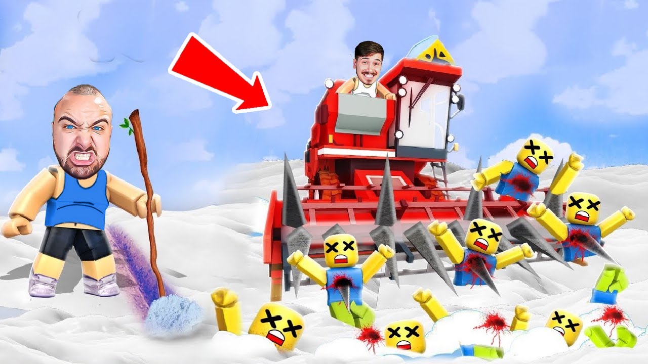 IMPUSHA I SHONE SU OČISTILI CELI SNEG U ROBLOXU I DESILO SE OVO