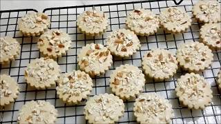 How to make ALMOND COOKIES. Easy Almond Biscuit Recipe