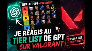 Je Reagis Au Tier List De ChatGpt Sur Valorant