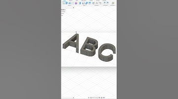 Fusion 360 // Solid 3D Text for 3D Prints