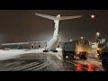 На аэродроме «Чкаловский» проводится погрузка техники ВДВ для отправки в Казахстан