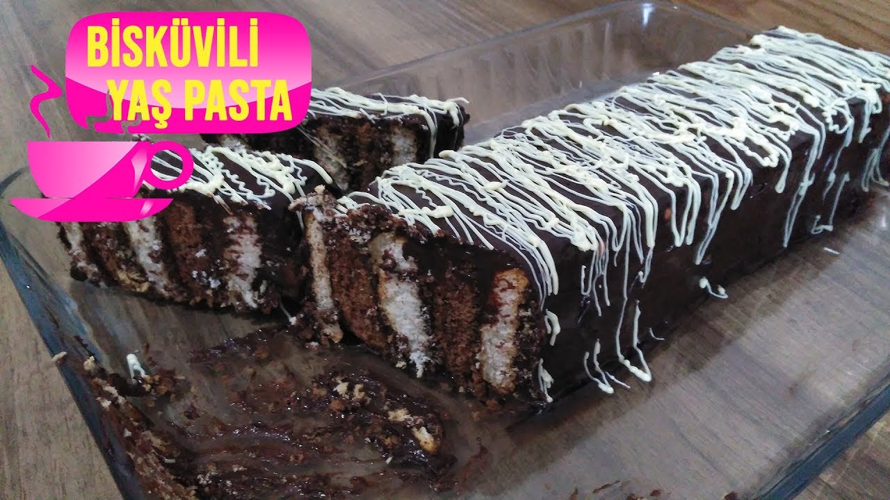 Klasik Bisküvili Pastadan Sıkılanlar İçin Nefis Görünümlü Bisküvili Yaş