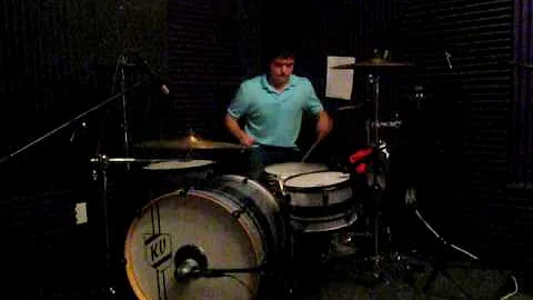 Kyle working on his solo routine for the 2009 Guit...