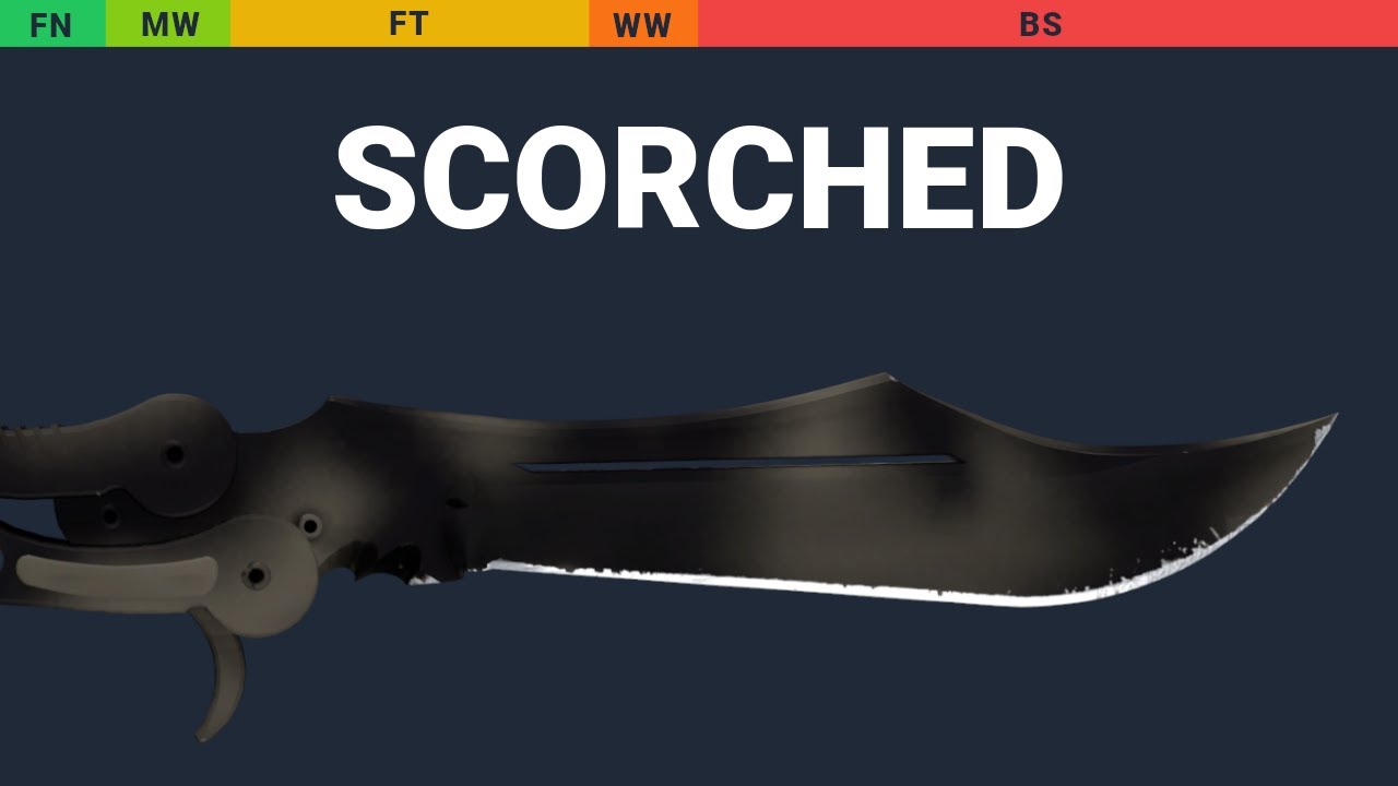 Butterfly Knife Scorched Skin Float And Wear Preview YouTube
