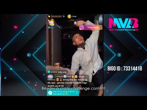 BIGO LIVE Indonesia - Berani Challenge Om Berto !