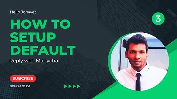 How to Make a Default Reply with Manychat