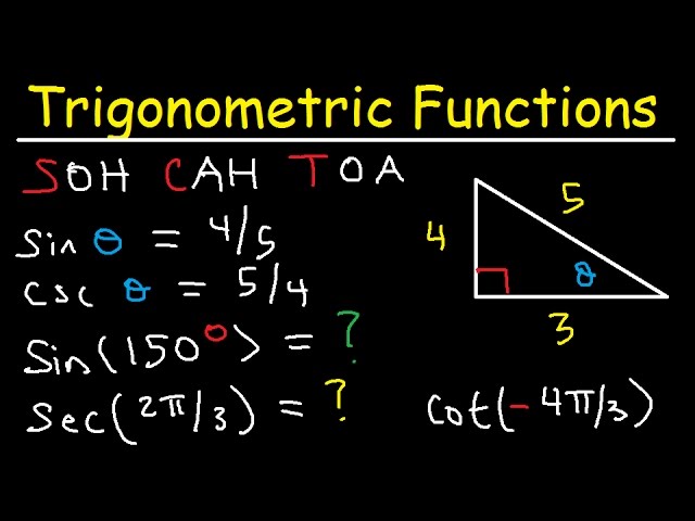 Trigonometry in the Right Triangle - Lesson with Prof. Gis — Eightify