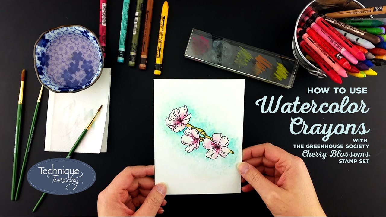 Watercolor Crayons- Demonstration 