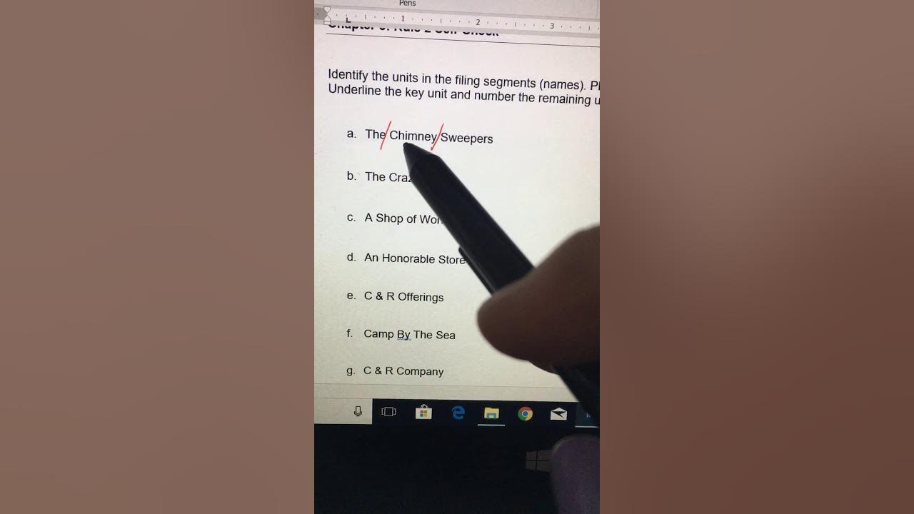 Alphabetic Indexing Rules 1 & 2 Review YouTube