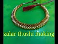 zalar thushi kshi kravi how to make zalar thushi bead necklace jewellry making at home
