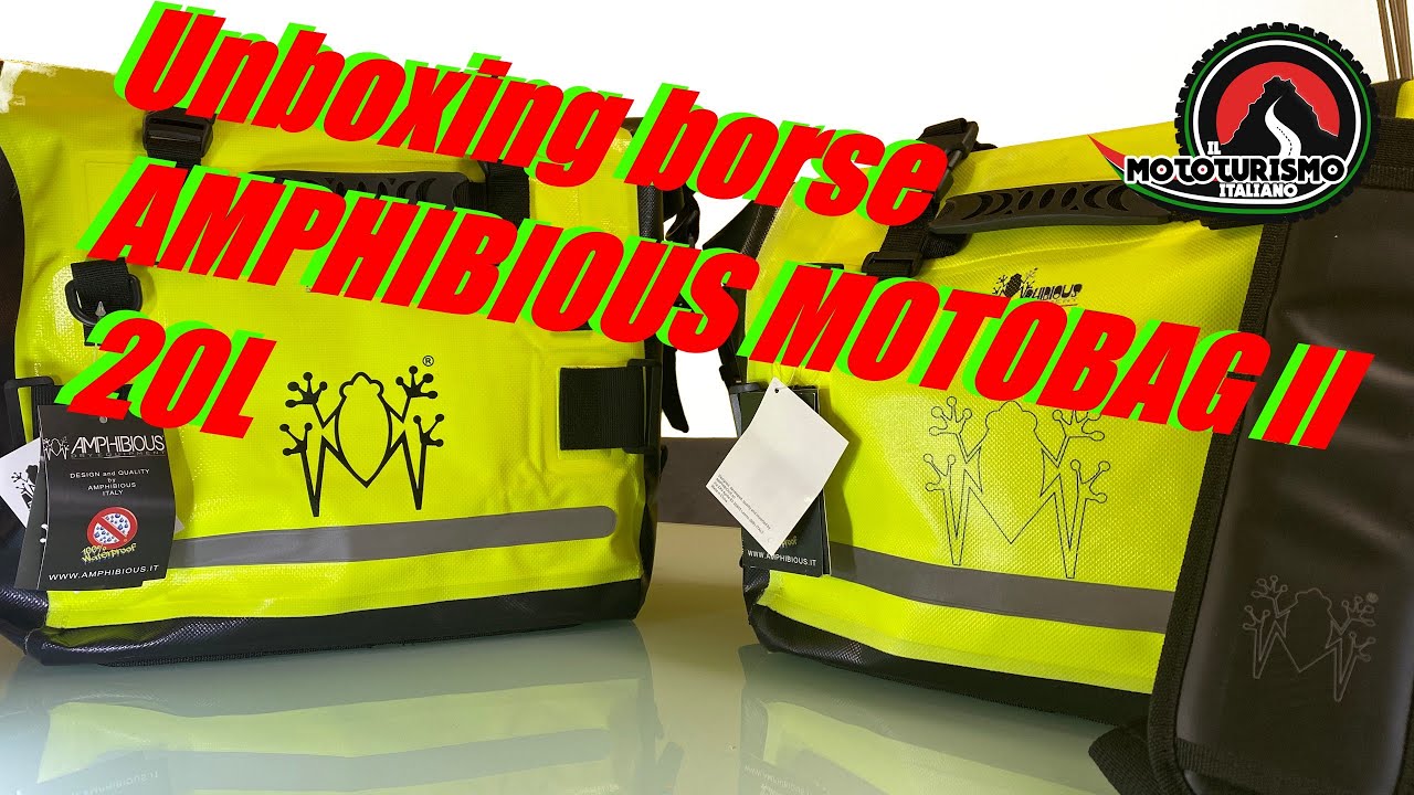 Amphibious Motobag II, borse morbide per i duri