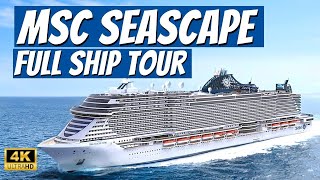 Complete MSC Seascape Ship Tour and Walkthrough in 4K!