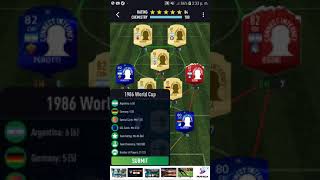 Sbc 1986 World Cup Maradona Fut Draft 19 Pacybits