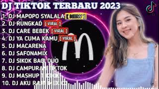 DJ TIKTOK TERBARU 2023 - DJ MAPOPO MBONA WAMESHA SYALALA X RUNGKAD | VIRAL REMIX FULL BASS