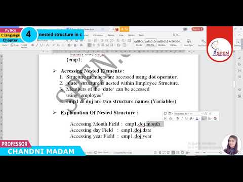 nested structure in