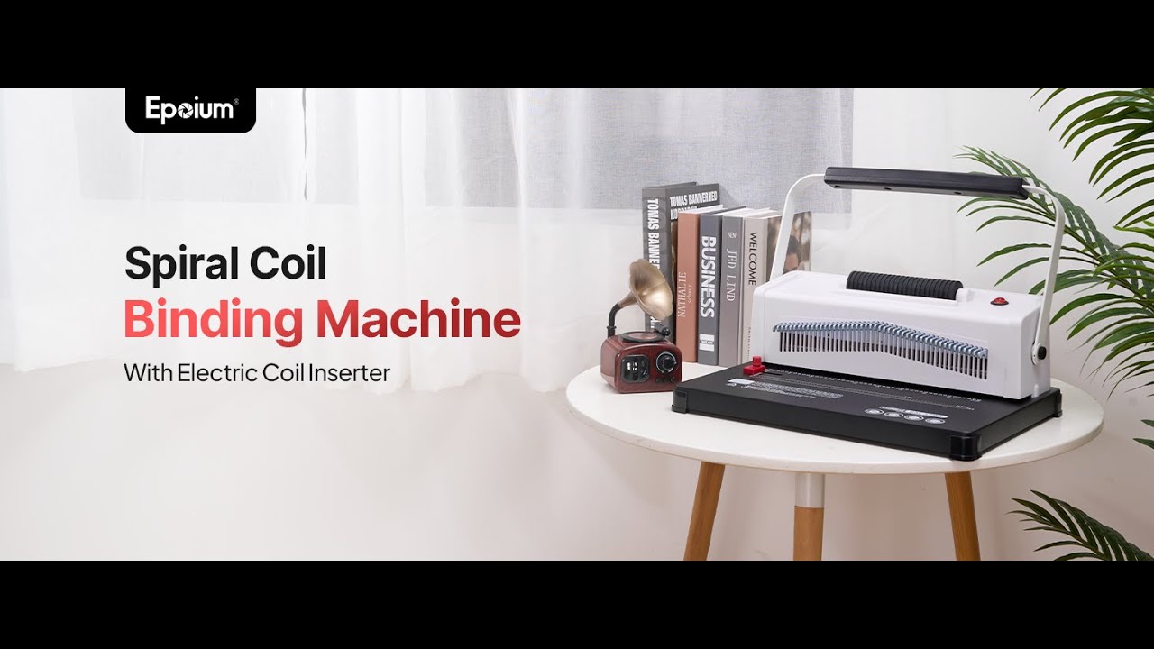 Epoium Spiral Coil Binding Machine