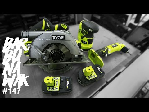 scie circulaire, ponceuse et perceuse d'angle de chez Ryobi - barbuNawak