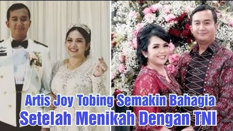 Puji Tuhan Artis Joy Tobing Semakin Bahagia setelah Menikah dengan TNI