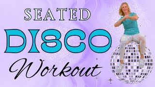 15 min DISCO Workout \/ Chair Exercises for Seniors with music from the 70's