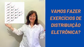 Exercícios sobre distribuição eletrônica usando o diagrama de Linus Pauling