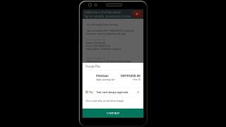 (Demo) Removing Ads on Android App using Google Play Billing Library (In-app Purchase) screenshot 2