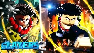 Becoming GYOMEI HIMEJIMA & UNLOCKING STONE BREATHING In Project Slayers 2 (Roblox)