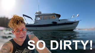 Cleaning boats so I can live off grid $$ Episode 7