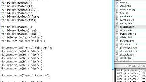 JS 4U 25: The Boolean Object