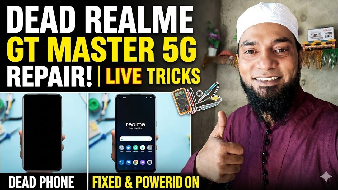 Realme gt master 5g full dead solution/realme gt master 5g cpu reball ...