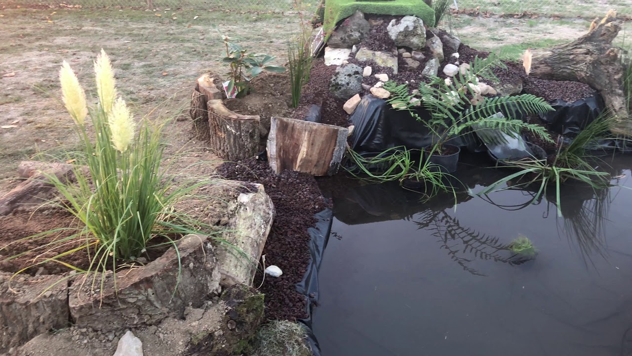 Création d'une mare pour un jardin en permaculture