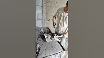 Essential Concrete Wall Preparation: Mortar Bonding Coat Application. #satisfying @MNSmartTech