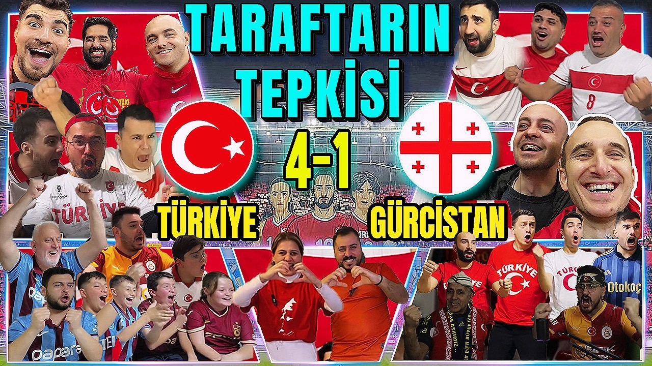 MİLLİ TAKIM TARİH YAZIYOR🇹🇷🔥DÜNYA KUPASINA BİR ADIM DAHA🏆 TÜRKİYE 4-1 GÜRCİSTAN | TARAFTARIN TEPKİSİ