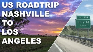 USA Road Trip - California to Tennessee Video Lapse