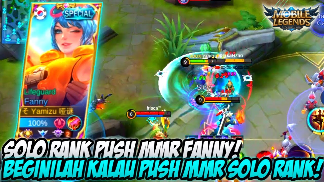 PUSH MMR FANNY SOLO RANK?! GRANGER AUTO FEEDING! MOBILE LEGENDS YouTube